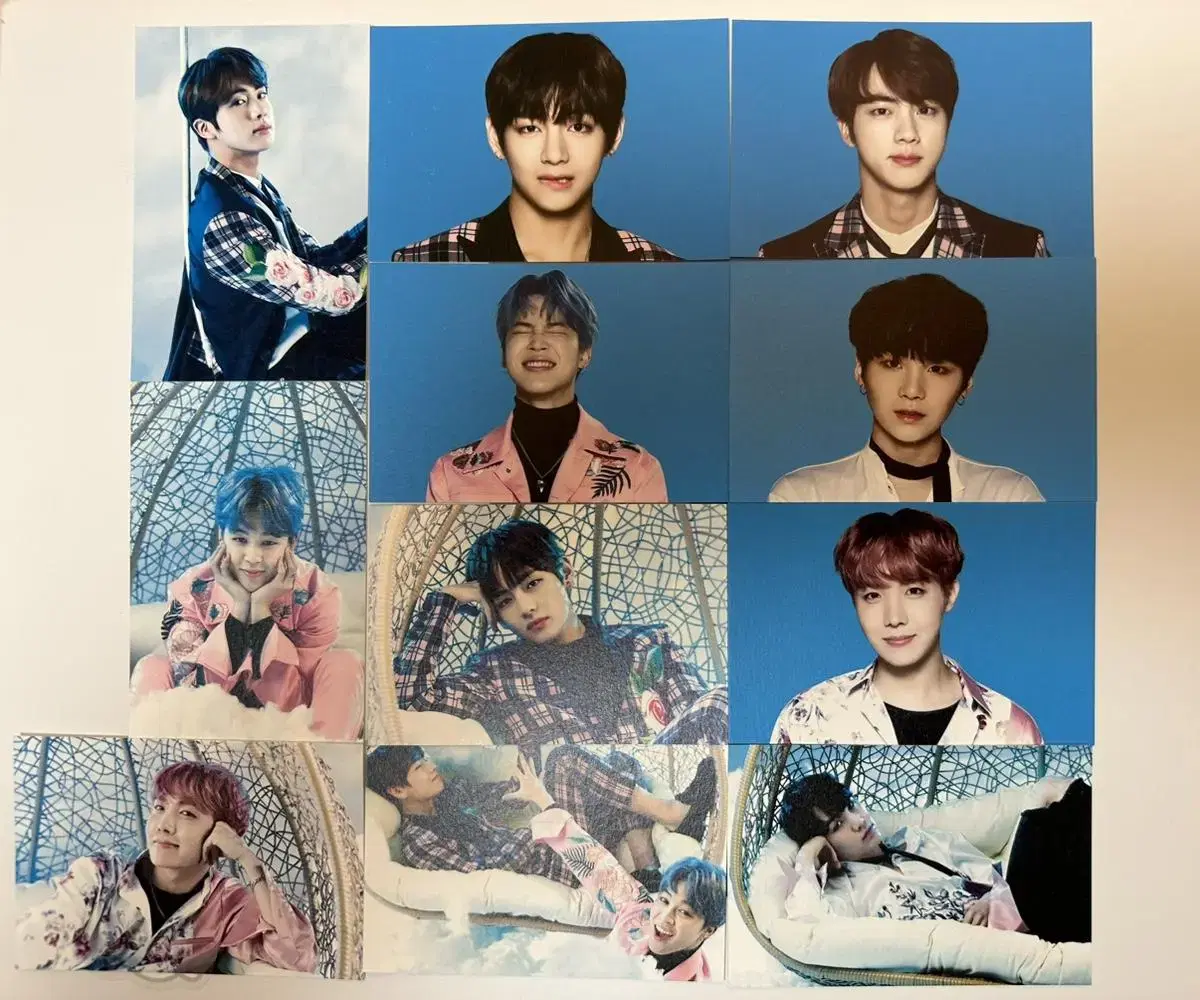 방탄 윙즈 포카 태형 지민 호석 윤기 bts wings photocard